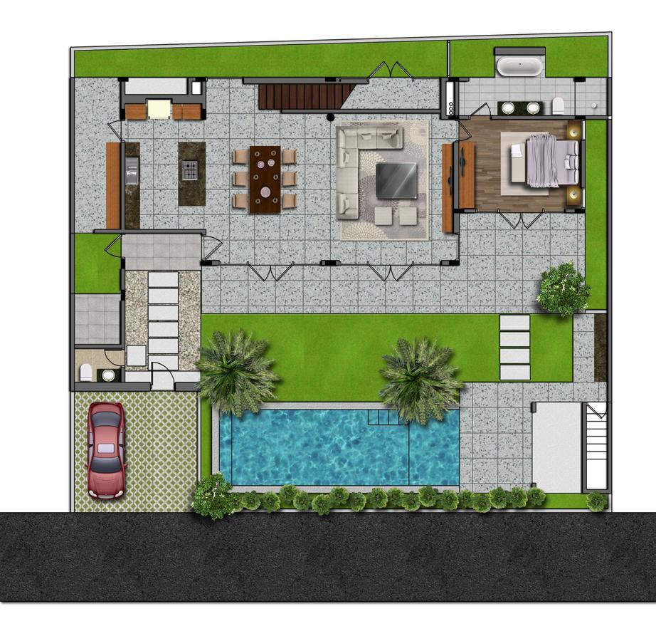 Villa Como Close To Finns Beach Club كوتا المظهر الخارجي الصورة